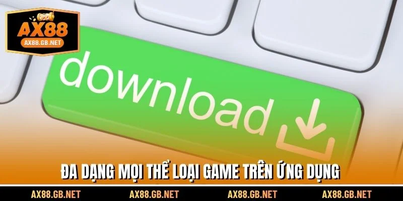 Đa dạng mọi thể loại game trên ứng dụng