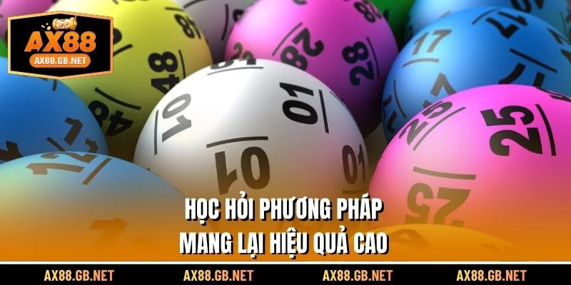 Học hỏi phương pháp mang lại hiệu quả cao
