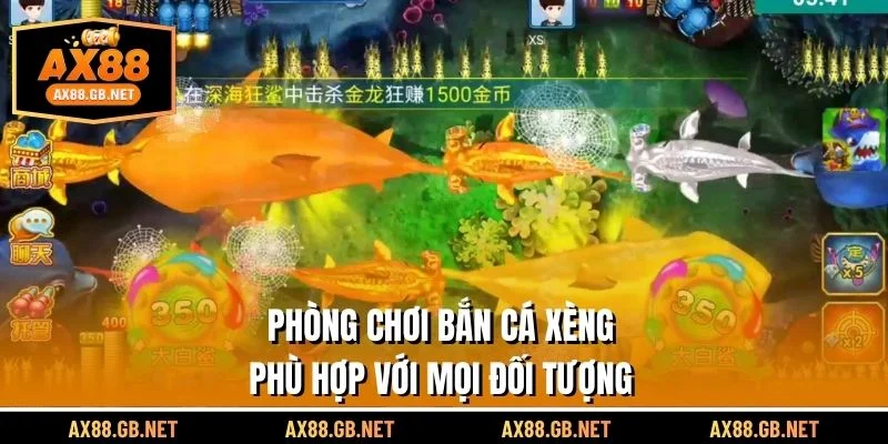 Phòng chơi bắn cá phù hợp với mọi đối tượng